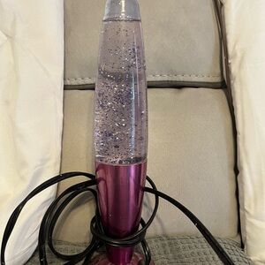Purple Glitter Lava Lamp